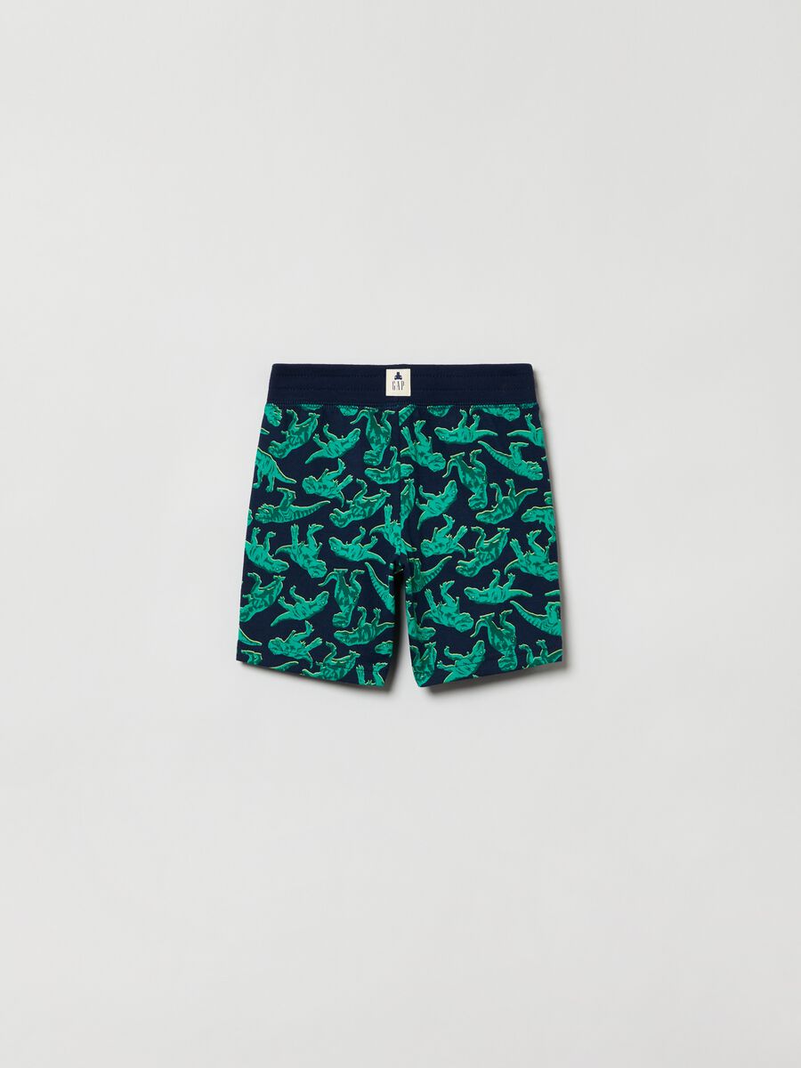 Shorts with dinosaurs print_1