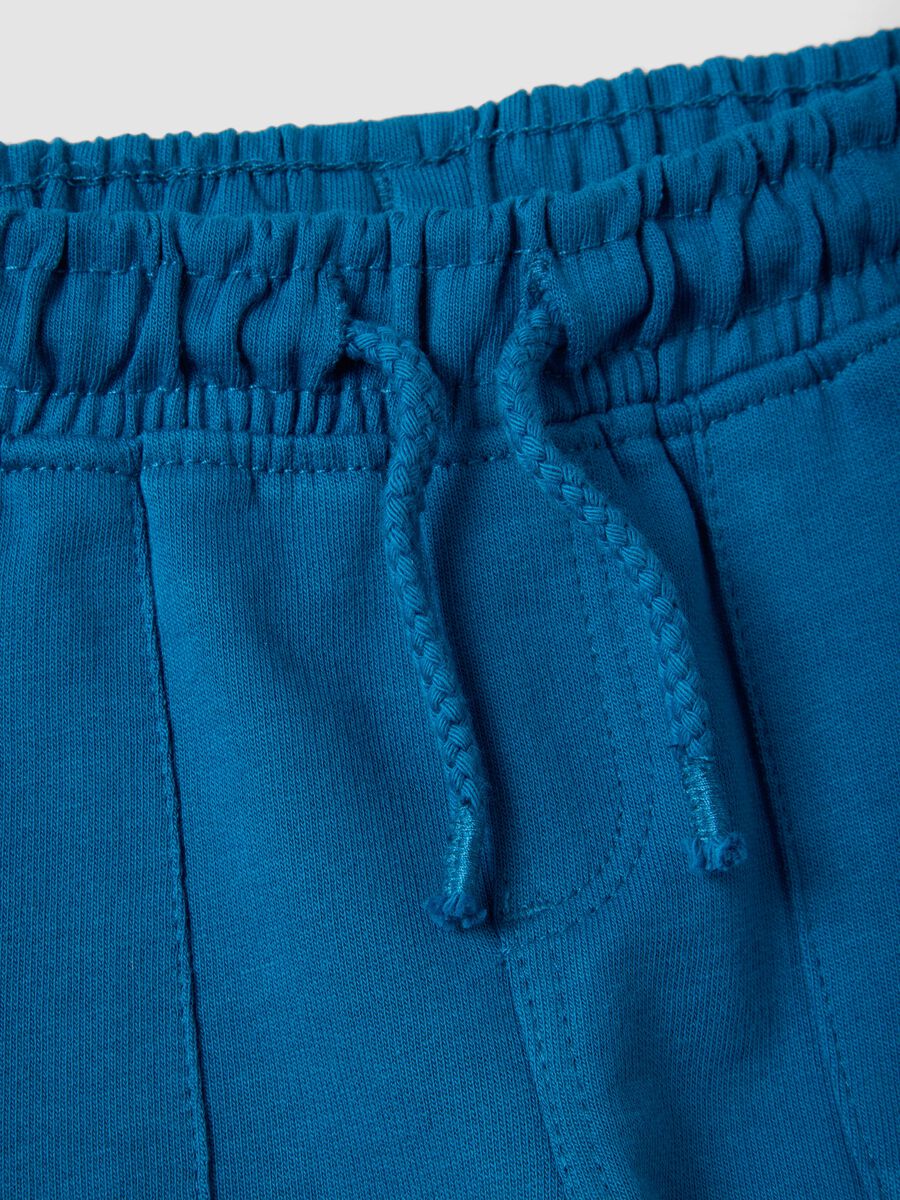 Baby Regular Fit Blue Pure Cotton Shorts_2
