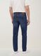Blue slim-fit stretch cotton jeans_2