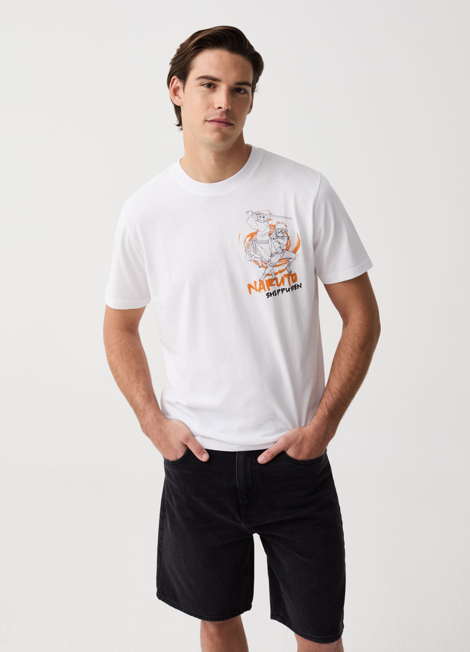 Ovs T-shirt con stampa Naruto Shippuden