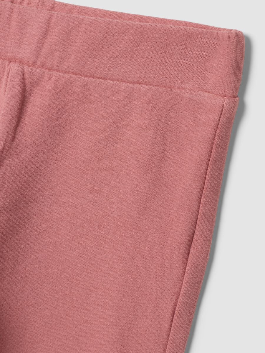 Pink pure cotton jogging set with fox print_2