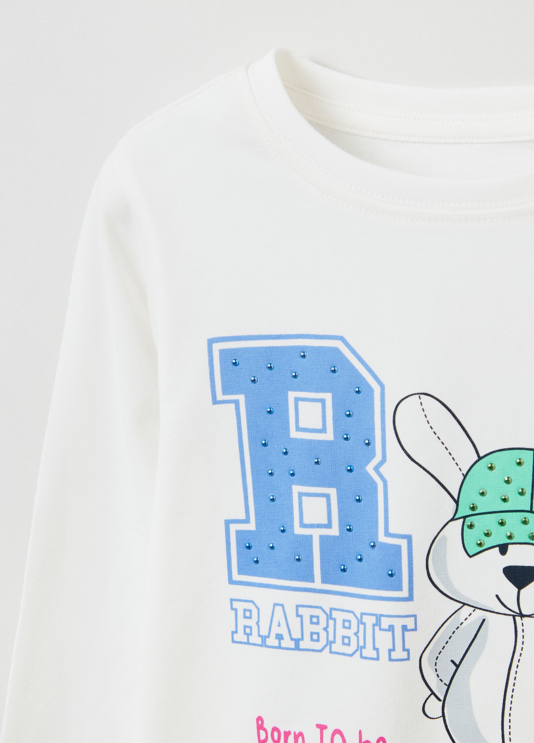 T-shirt a maniche lunghe con stampa_2