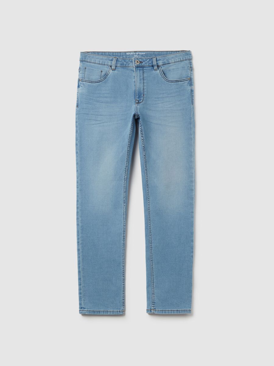 Slim-fit jeans with discolouring_4