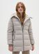 Beige padded jacket with hood_1