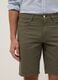 Green pure cotton regular-fit shorts_3
