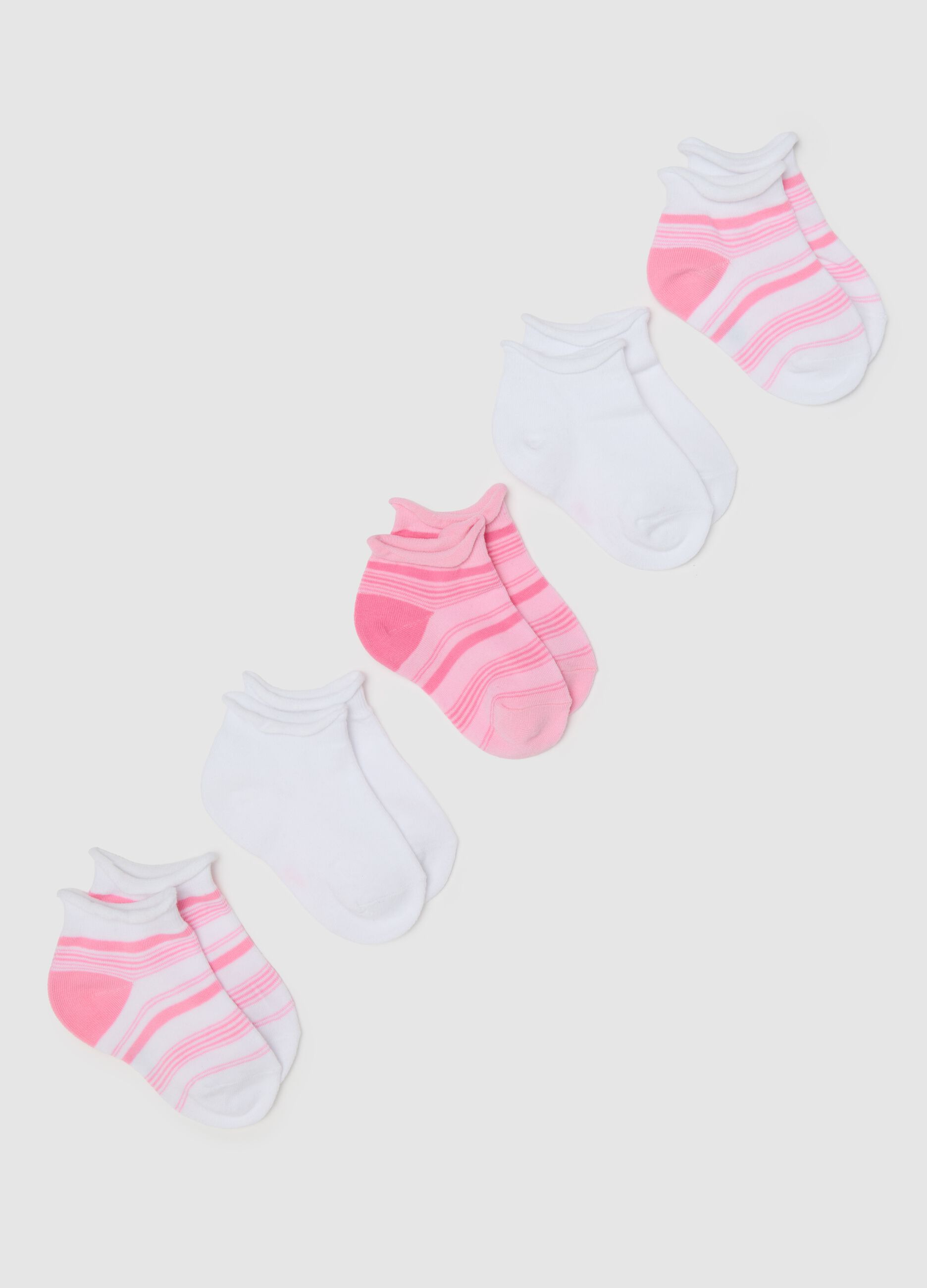 Girls' multicolour polka dot cotton socks