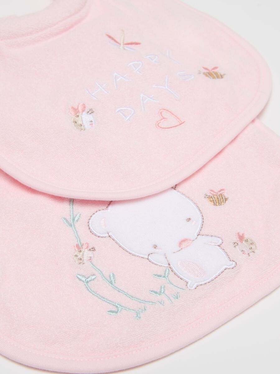 Two-pack bibs with extra absorbent padding_1