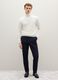 White turtleneck sweater in pure merino wool regular fit_1