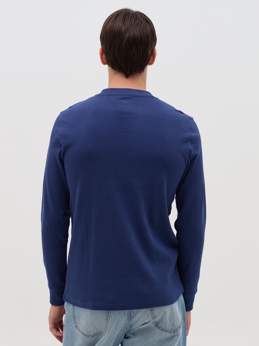 Long-sleeved T-shirt in interlock cotton_3