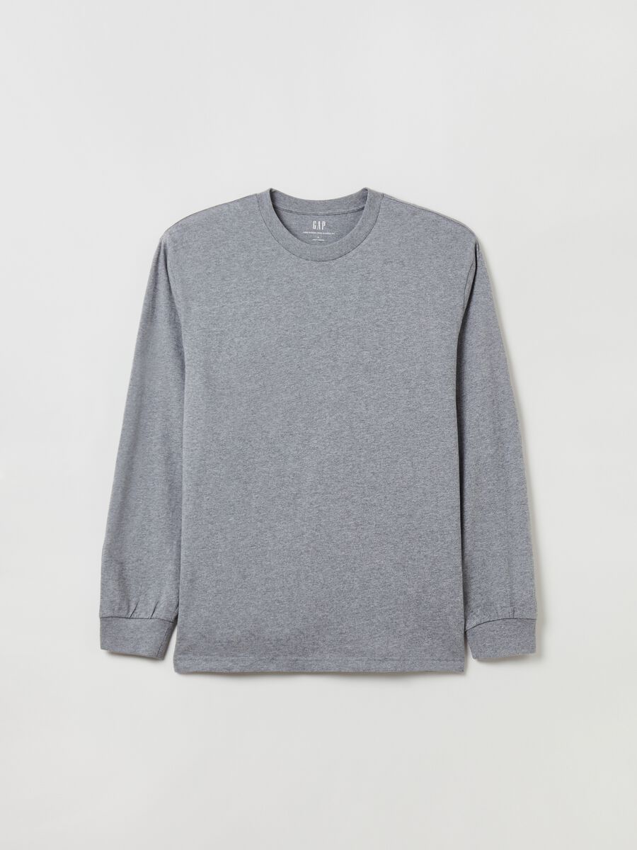 Long-sleeved T-shirt in organic cotton._1