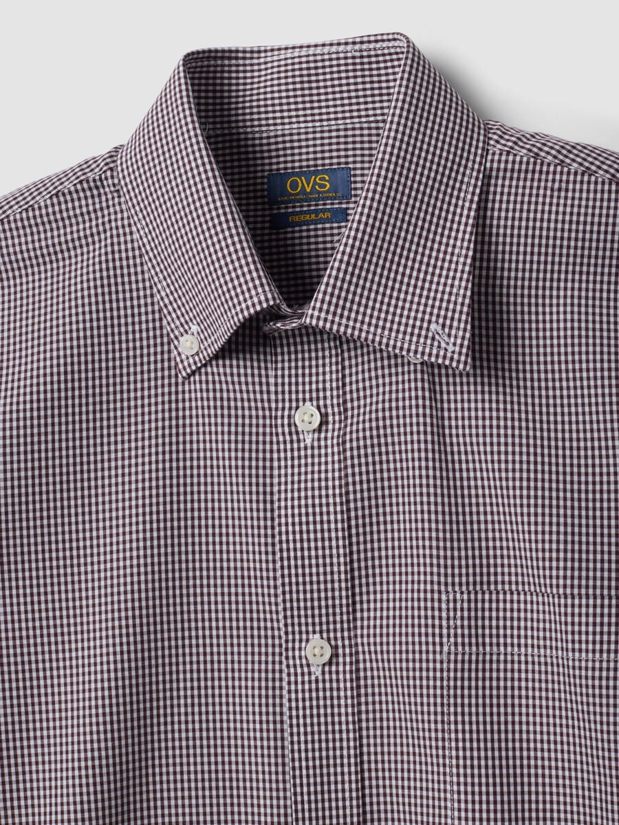 Camicia easy iron multicolor in misto cotone con collo button down regular fit_6