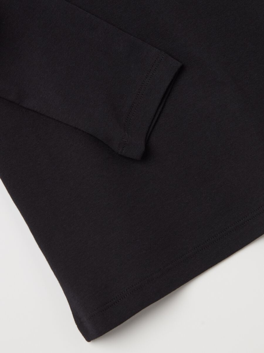 Long-sleeved T-shirt with boat neck_5