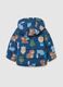 Child's padded multicolour jacket with regular fit and print_1