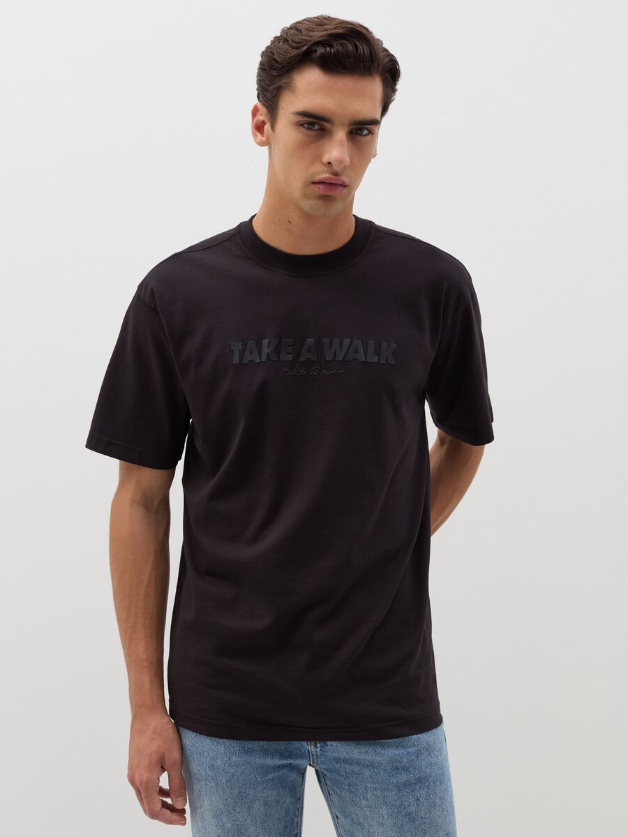 Printed cotton T-shirt_0