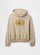 Beige Hoodie Sweatshirt Gap_3