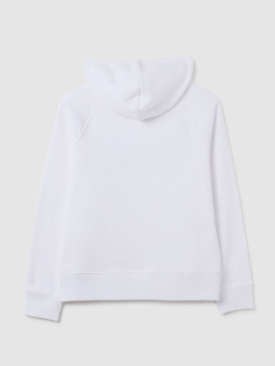 Full-zip sweatshirt with hood and logo embroidery_3
