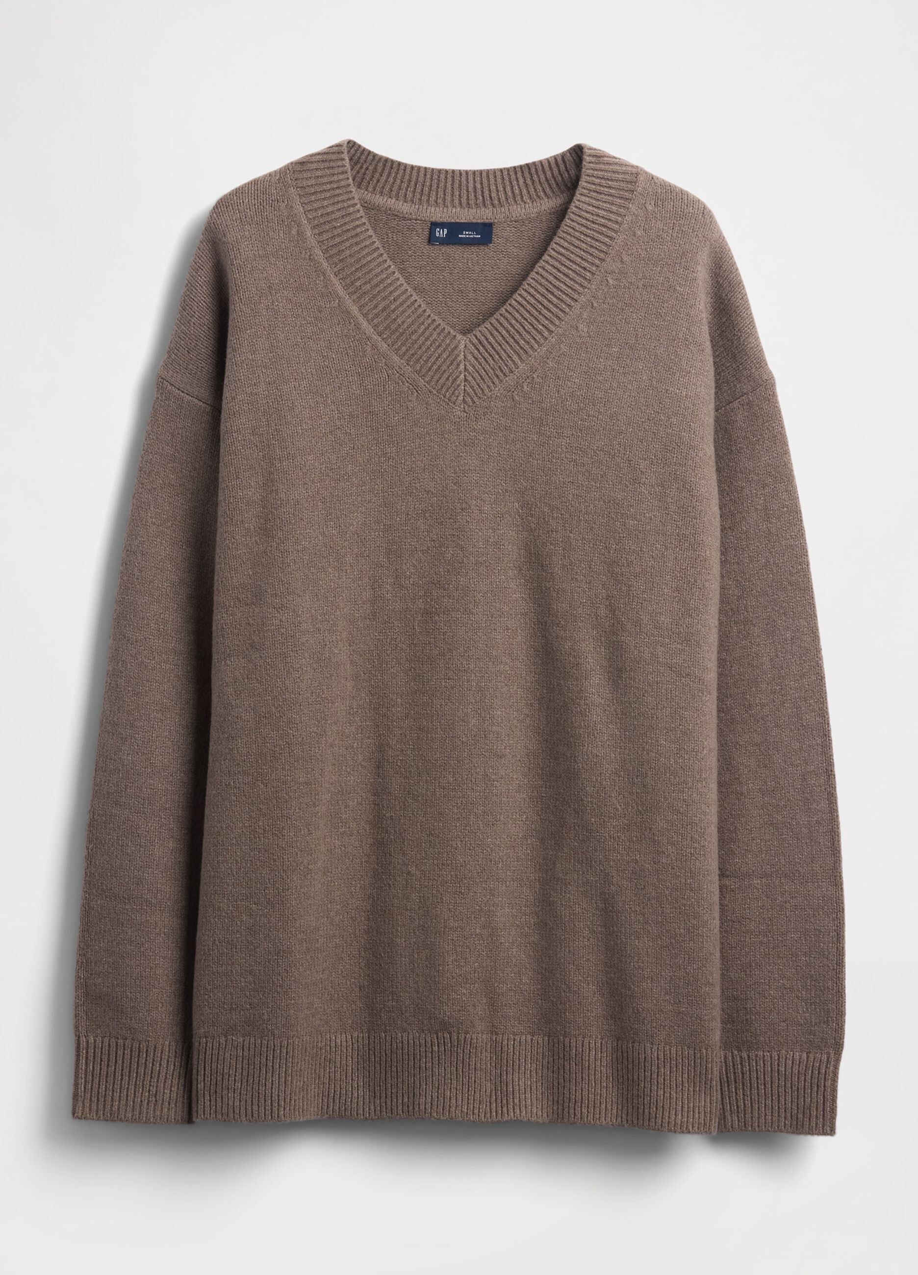 Brown Cotton Blend Jumper