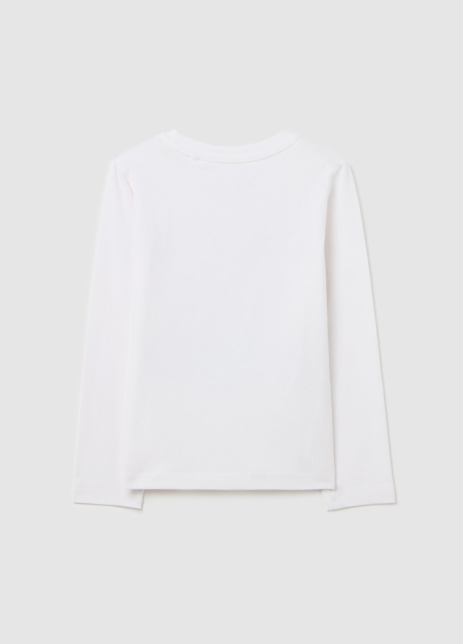 Long-sleeved T-shirt with sequinned "Unicorn" lettering