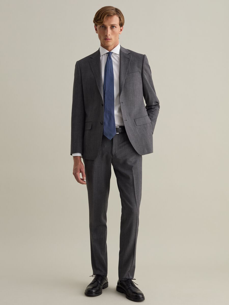 Blazer easy fit melange monopetto_3