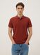 Polo rossa in puro cotone a maniche corte regular fit_0