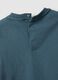 Blue pure cotton t-shirt with pocket for child_3