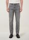 Grey slim-fit jeans in cotton and viscose blend_2