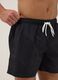 Black regular-fit swim shorts with drawstring_3