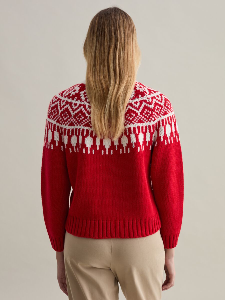 Pullover with mock neck and Norwegian design_3