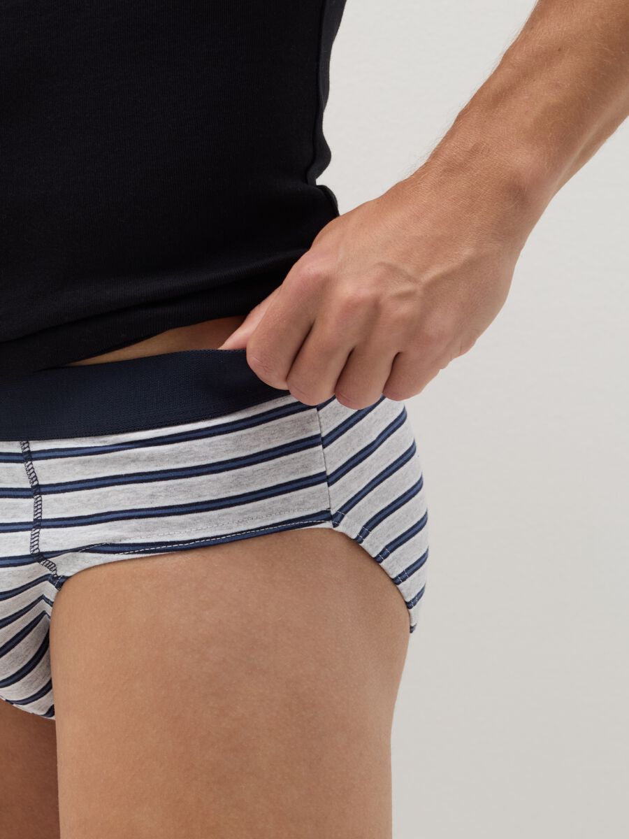 Three-pack briefs in organic cotton with print_3