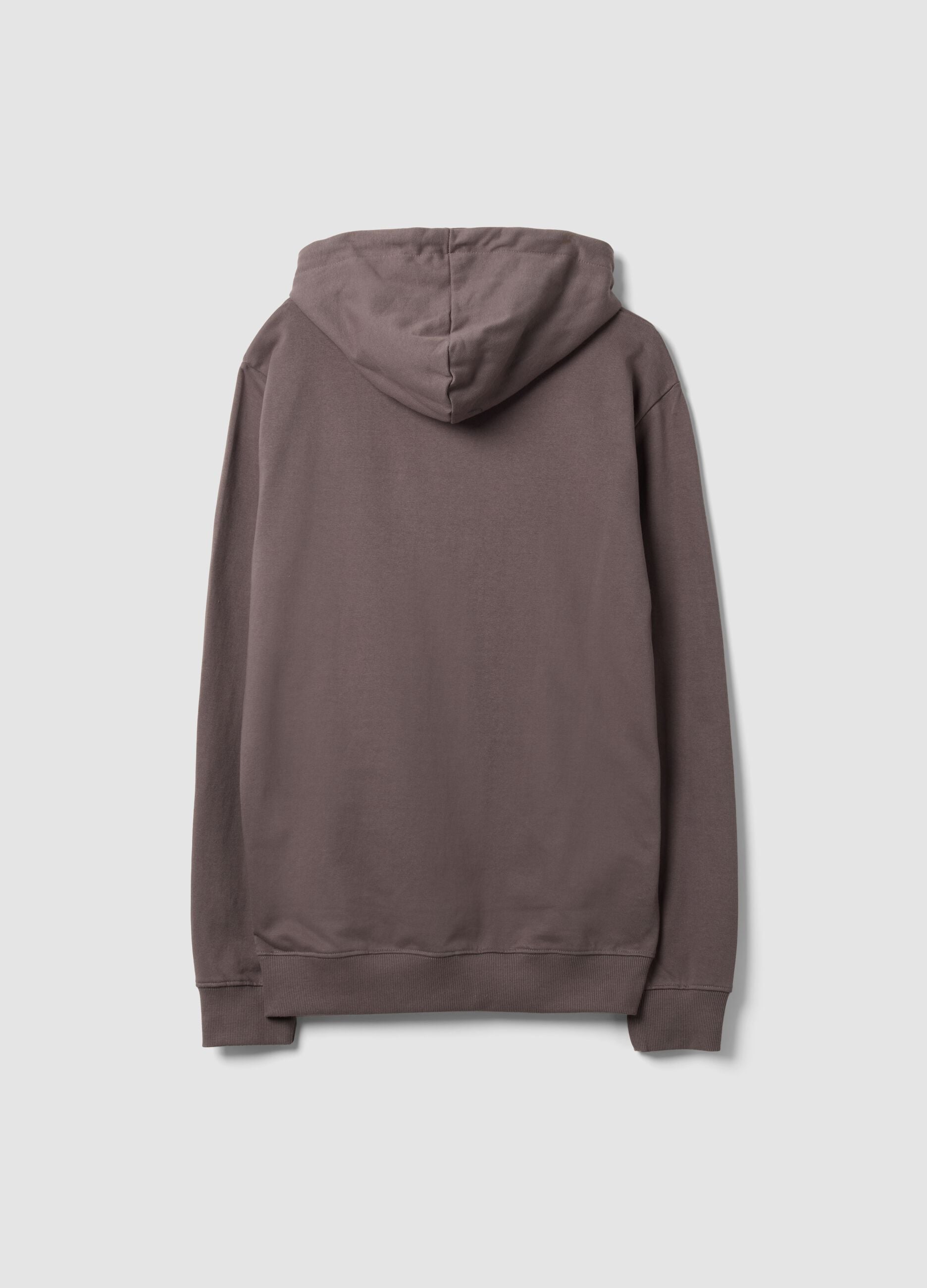 Grey pure cotton hoodie with Hard Rock Cafe print