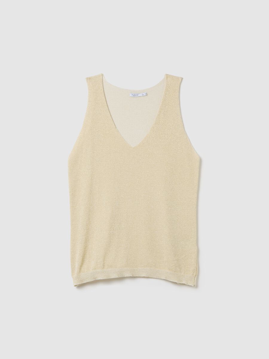 Gold regular fit women's viscose blend top_0