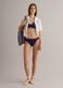 Blue stretch-fabric bikini bottoms_0