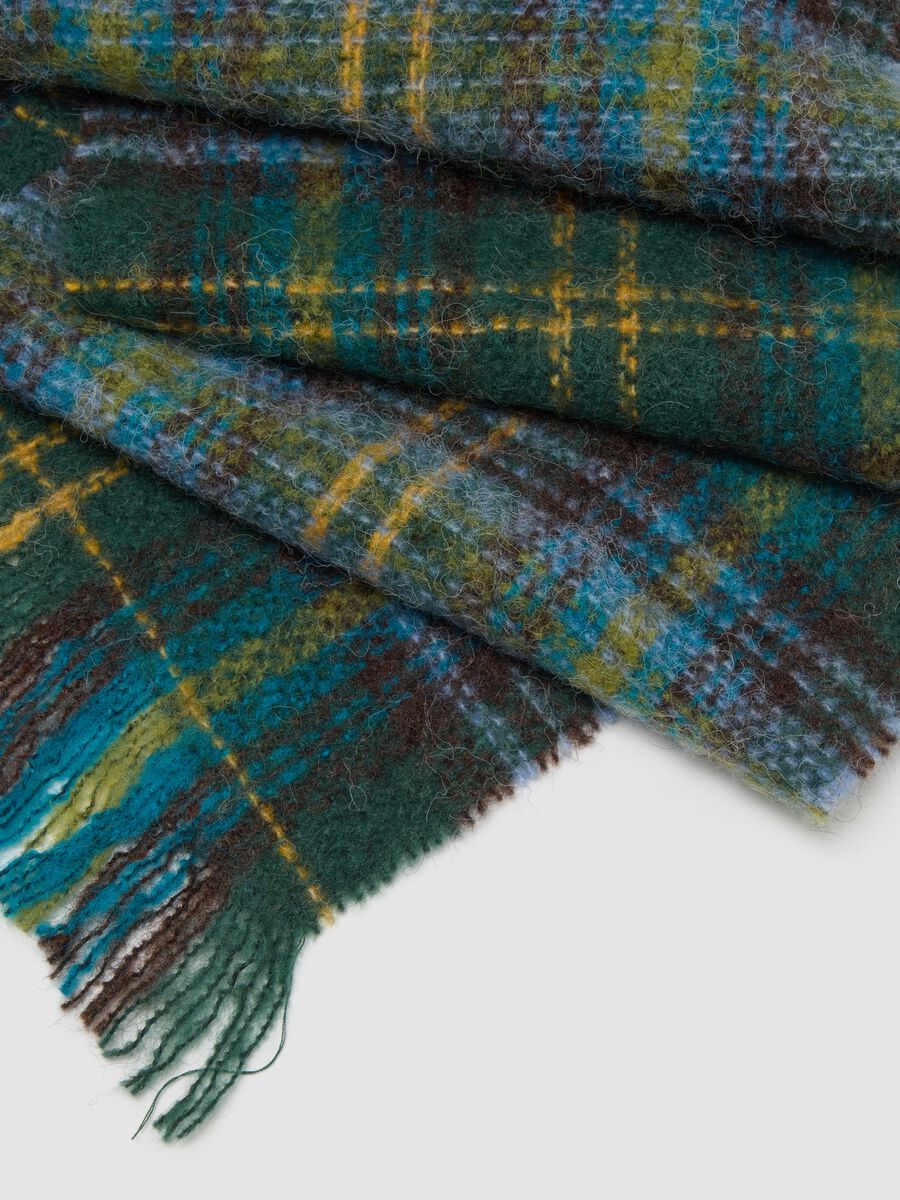 Multicolour Plaid Scarf_2