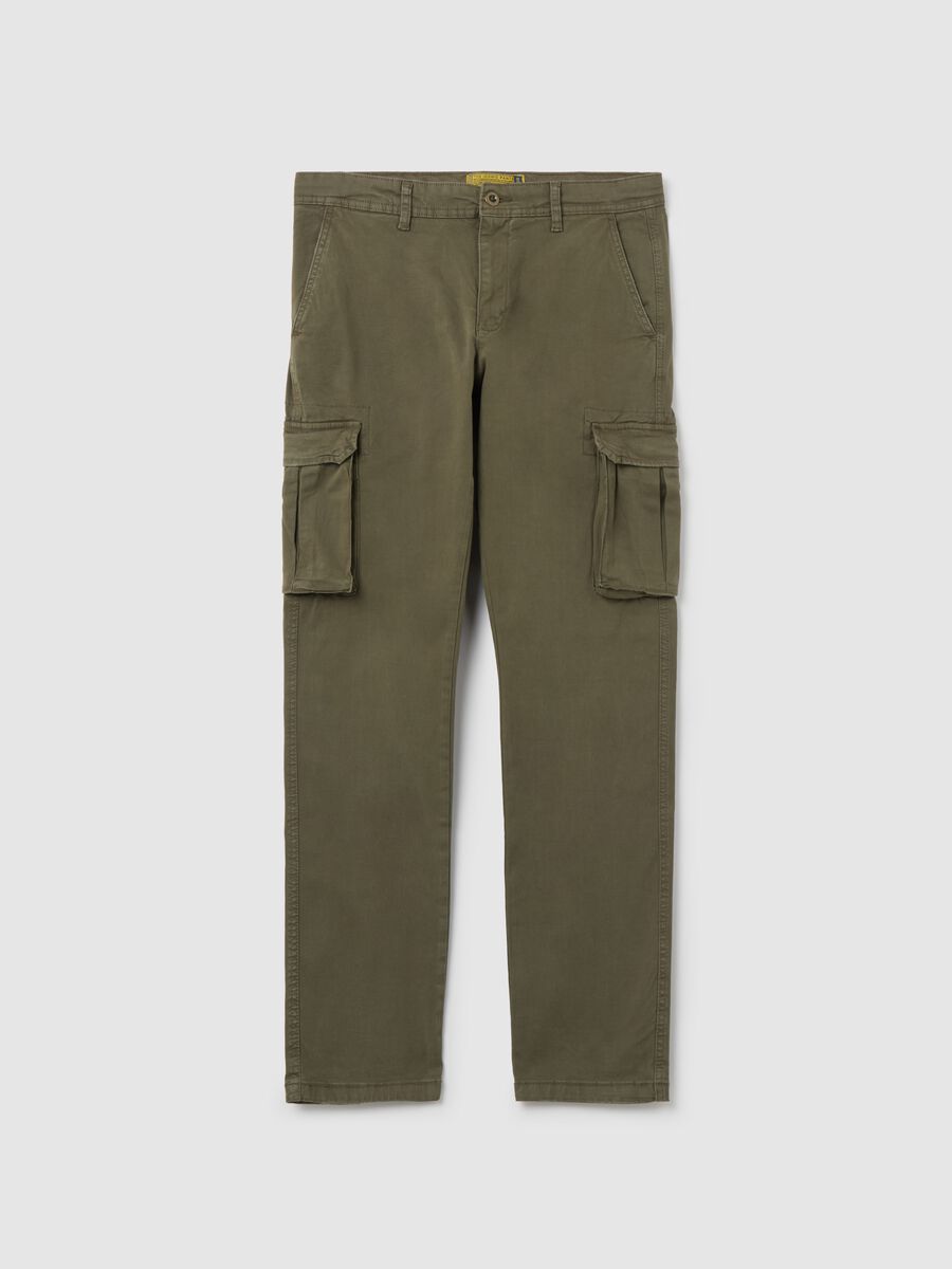 Cargo trousers in twill_4