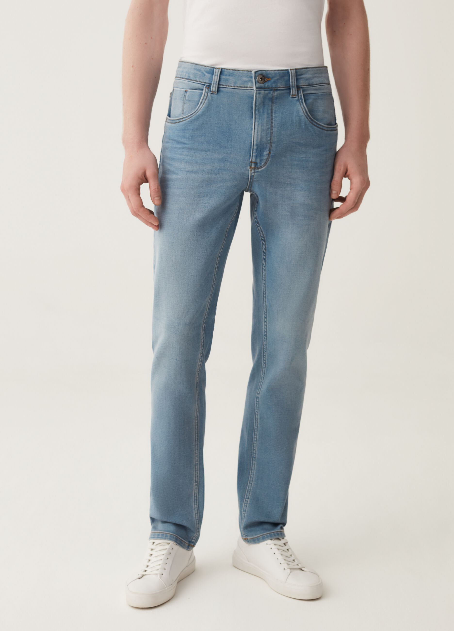 Jeans slim fit cinque tasche_1
