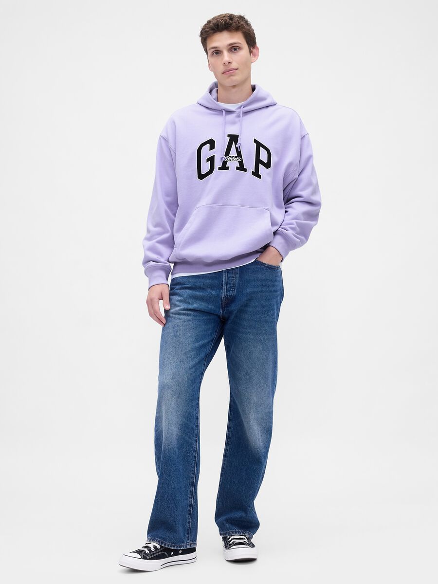 Purple Hooded Sweatshirt GAP_1