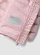 Pink Ultralight Hooded Puffer Jacket with Zip for Girls_2