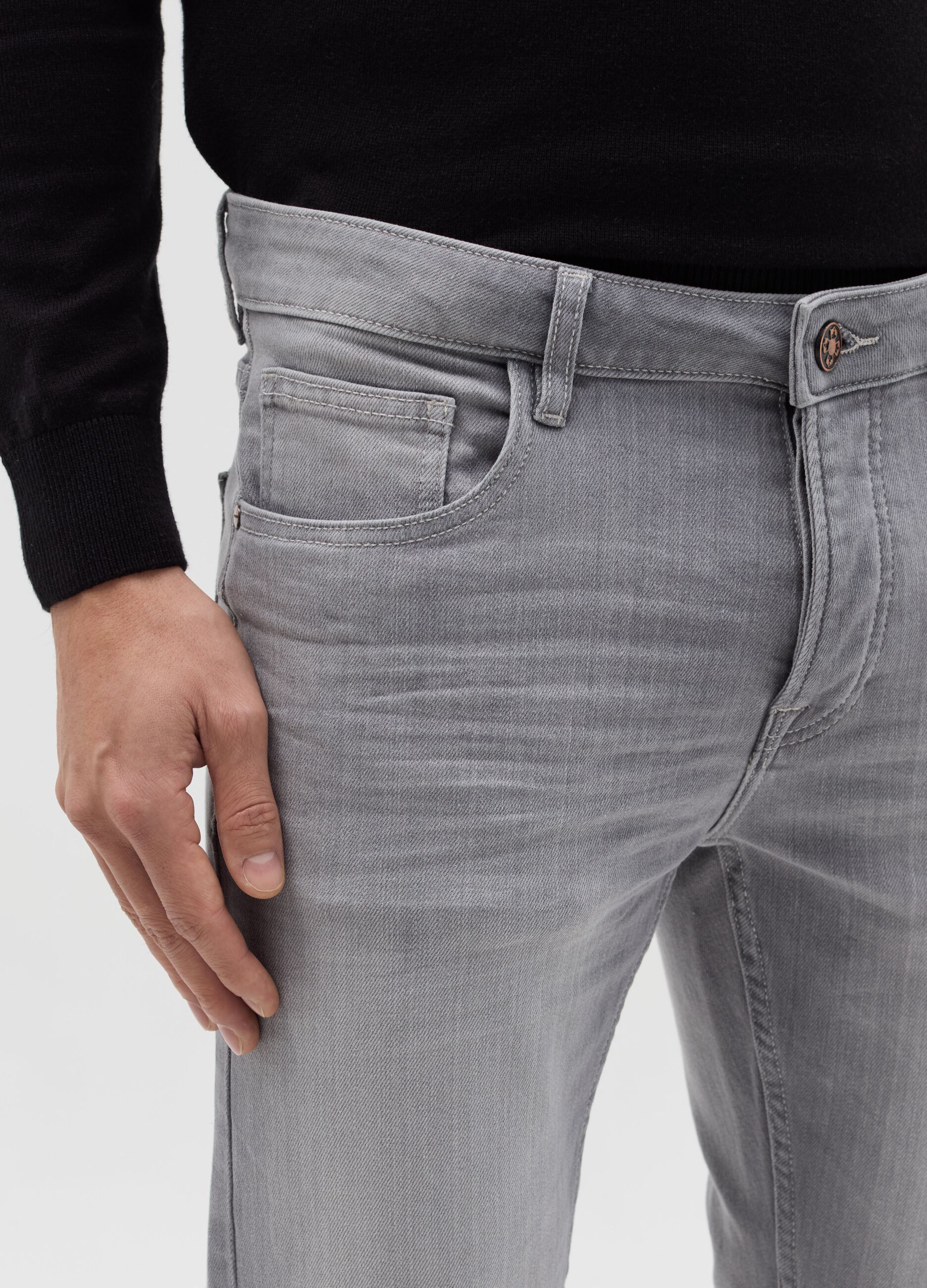 Skinny-fit jeans with five pockets