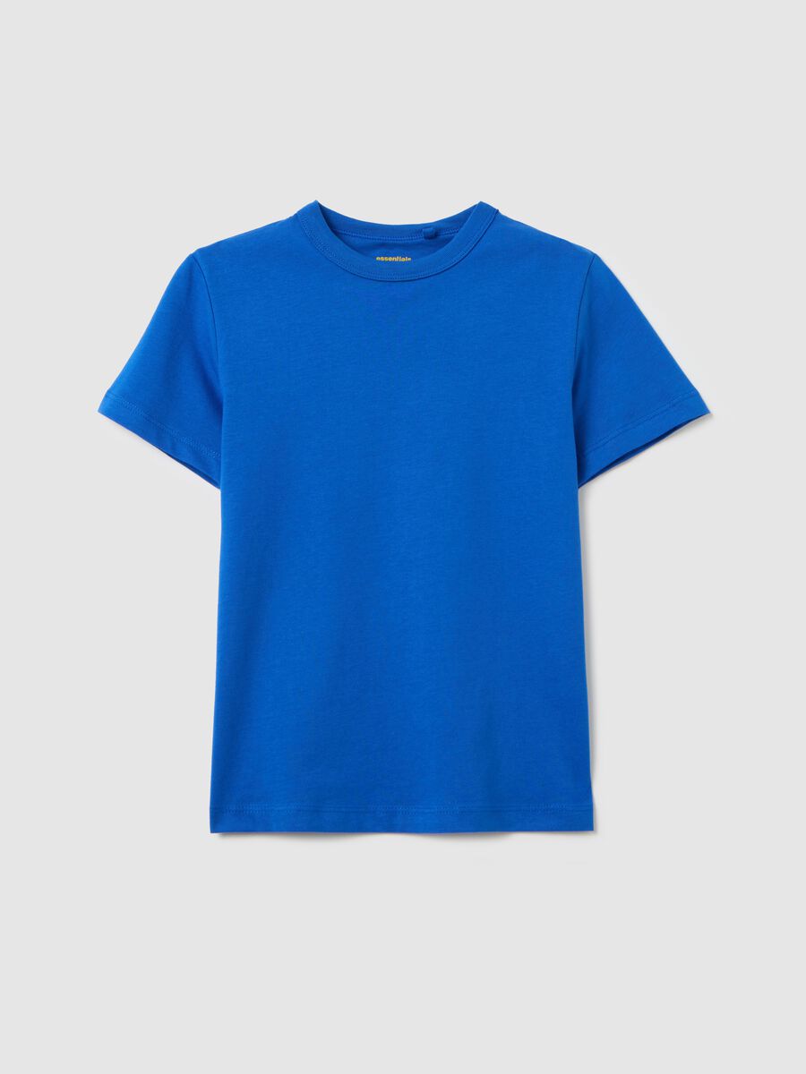 Organic cotton T-shirt with round neck_0