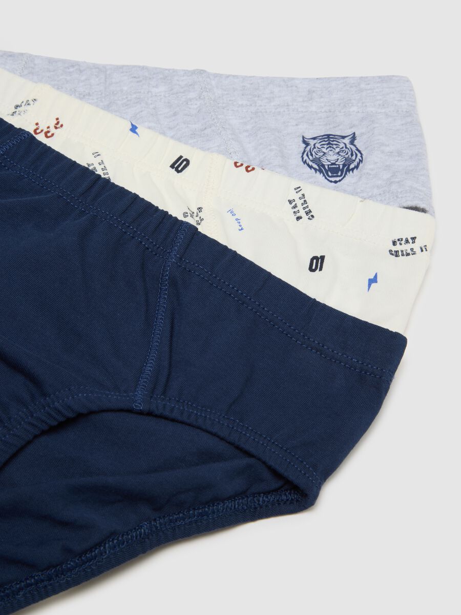 Multipack slip multicolor da ragazzo in puro cotone regular fit_3