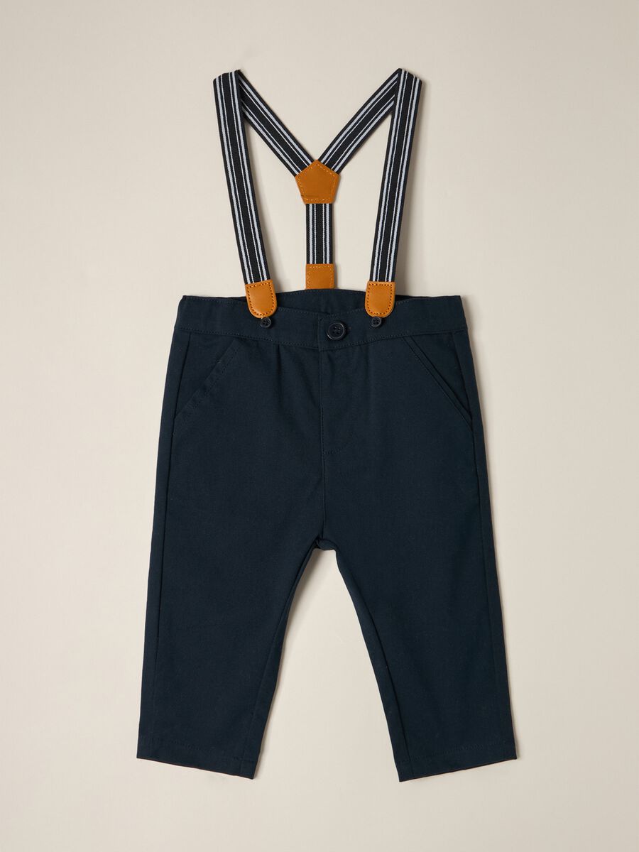 IANA Stretch Cotton Baby Trousers_0