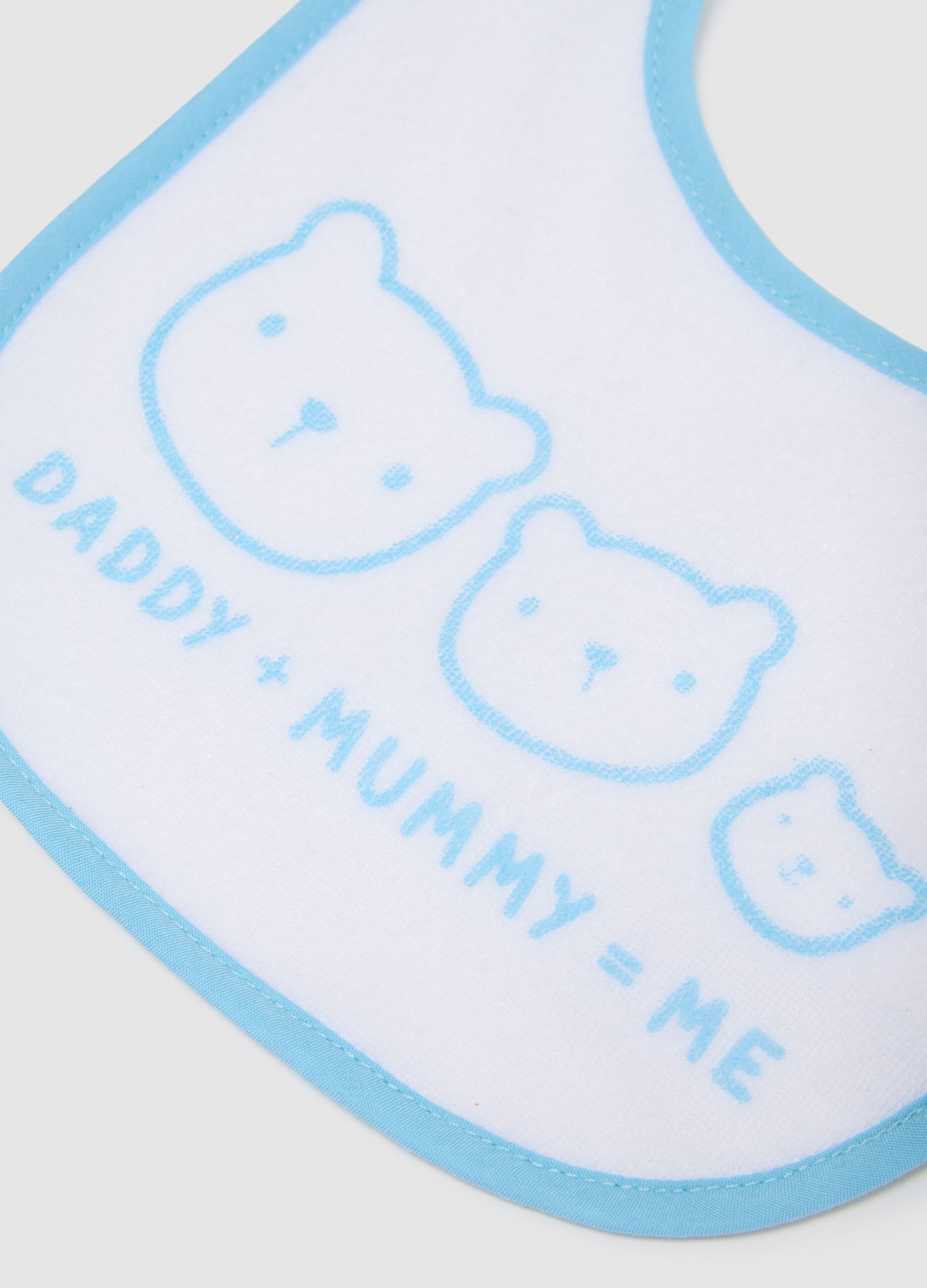 Multicolour cotton blend baby bib multipack