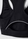 Reggiseno sportivo nero in tessuto elasticizzato traspirante ALTAVIA STUDIO_6