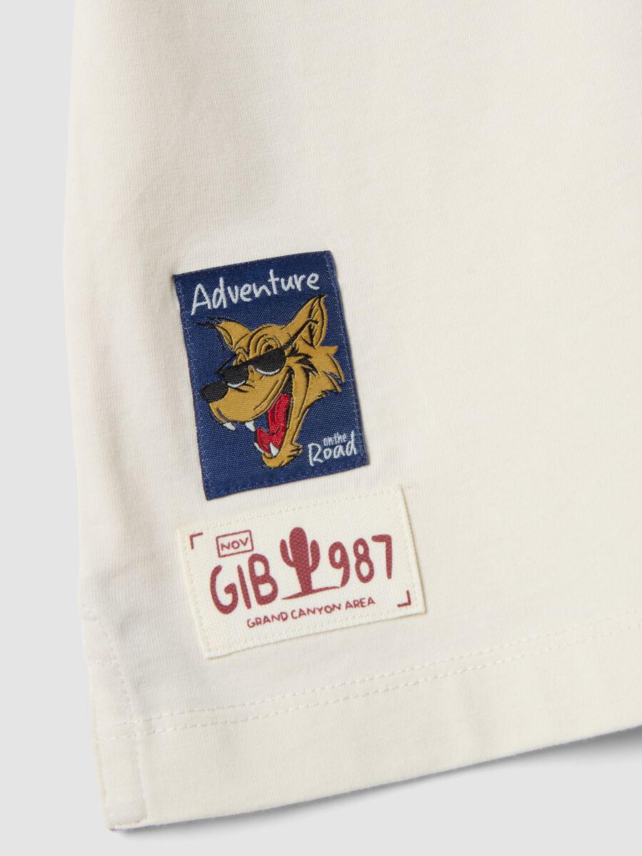 Polo in puro cotone multicolor da bambino oversize fit_3