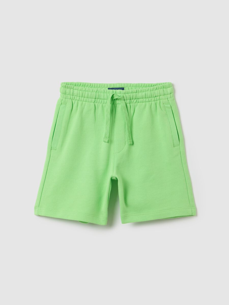 Green cotton shorts for children OVS Kids_0