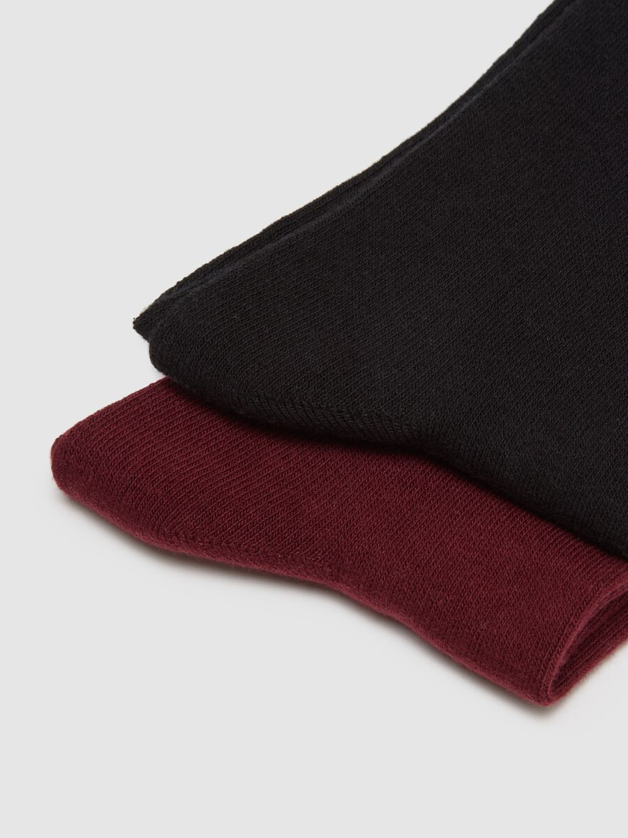 Multicolour cotton blend short socks tripack_1