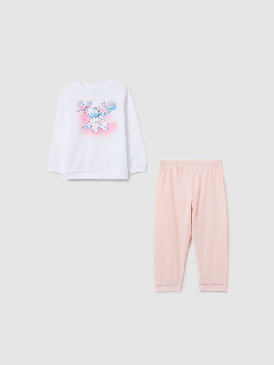 Cotton pyjamas with Baby Smurf print_0