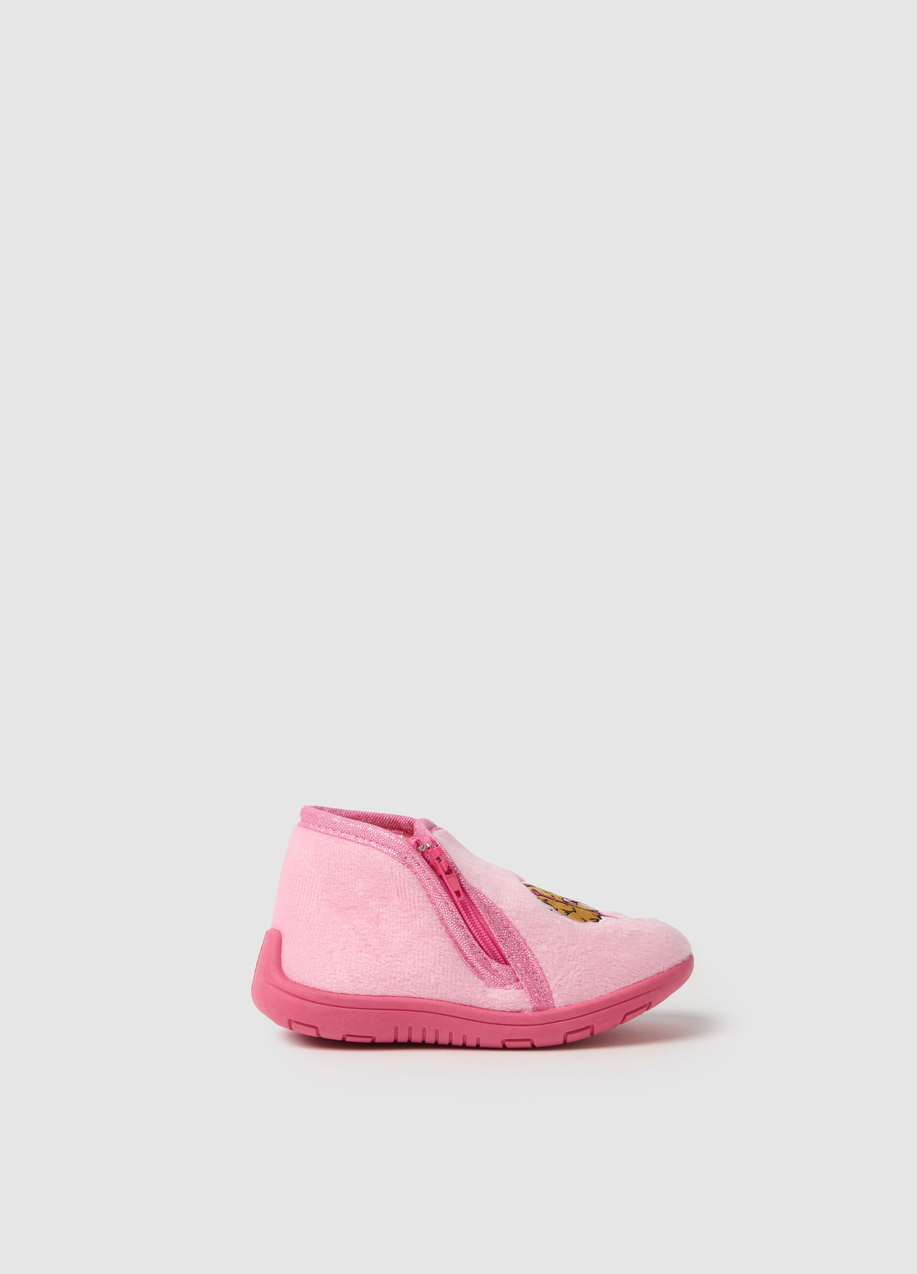 Pink baby girl slippers