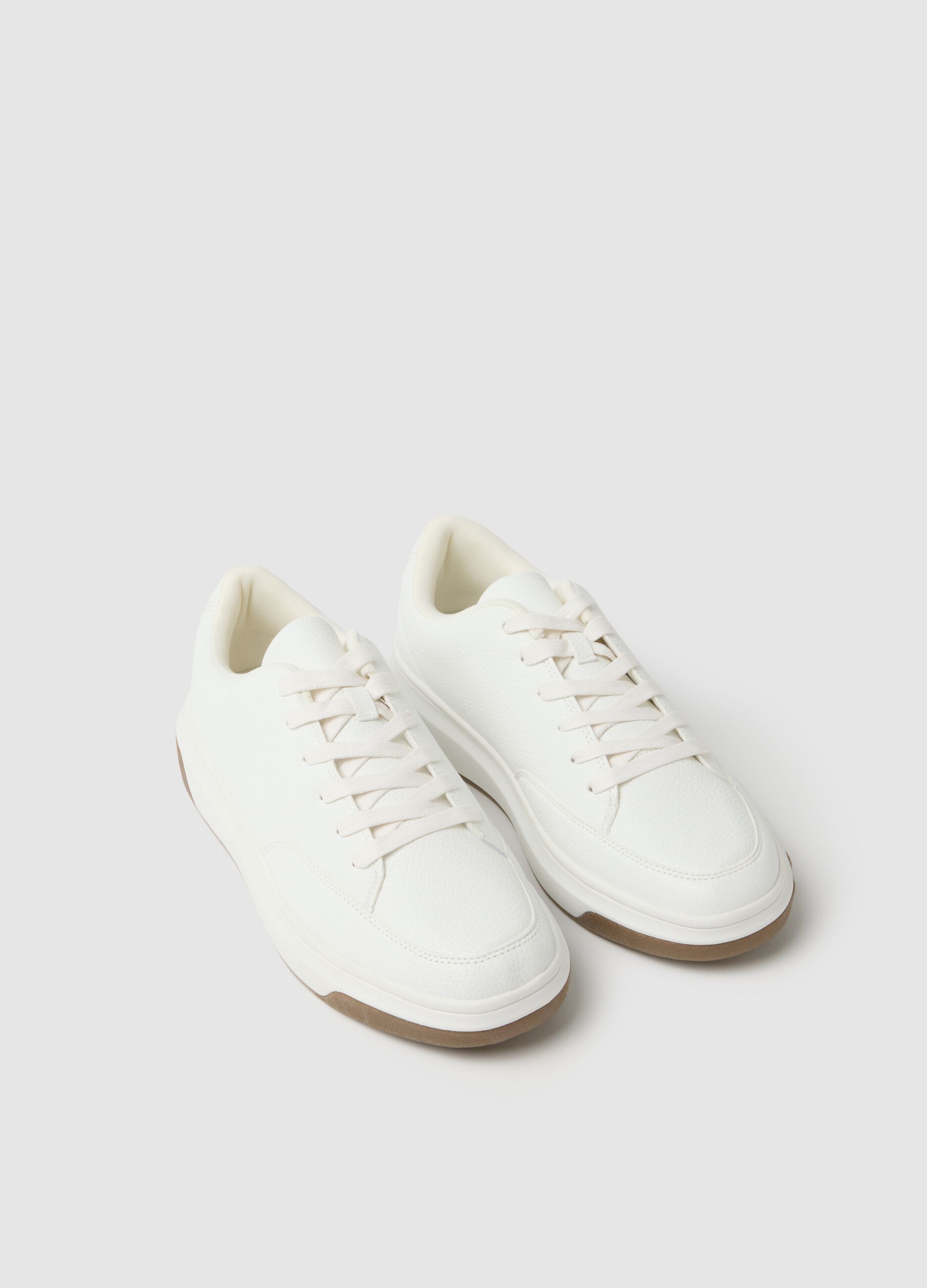 Beige Casual Sneakers