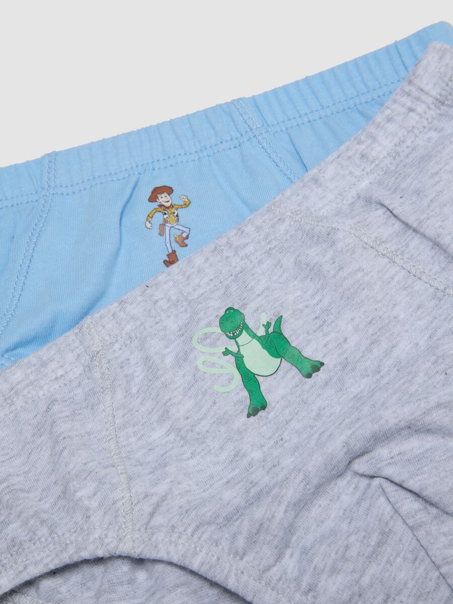 Multipack di cinque slip multicolor in cotone organico con stampe Toy Story_2